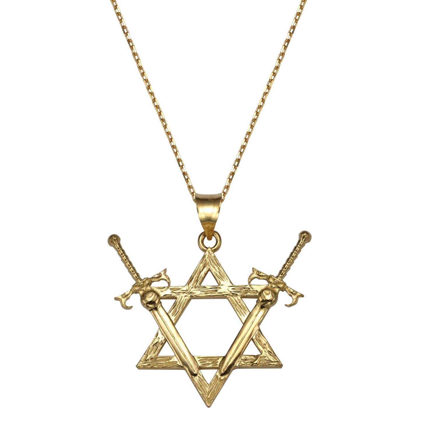 Gold Swords Of Iron Star of David