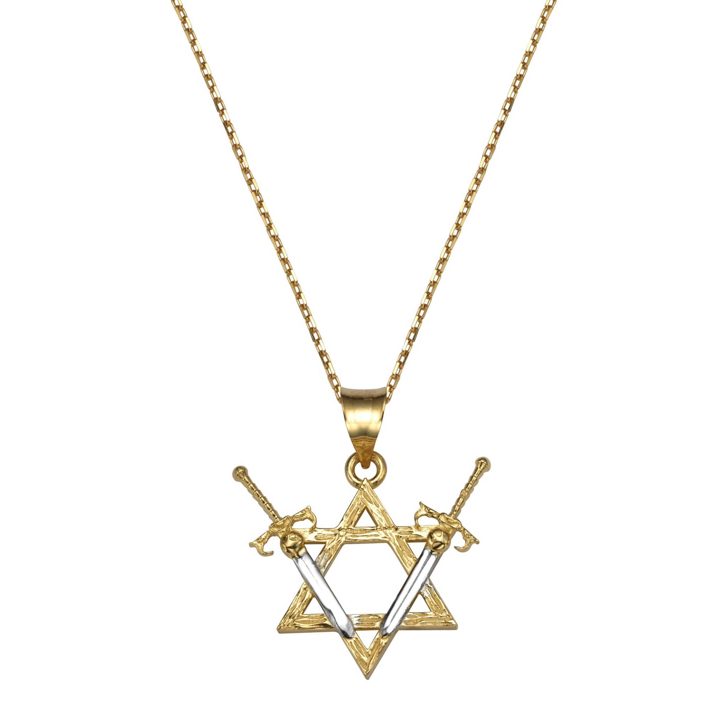 Gold Swords Of Iron Star of David